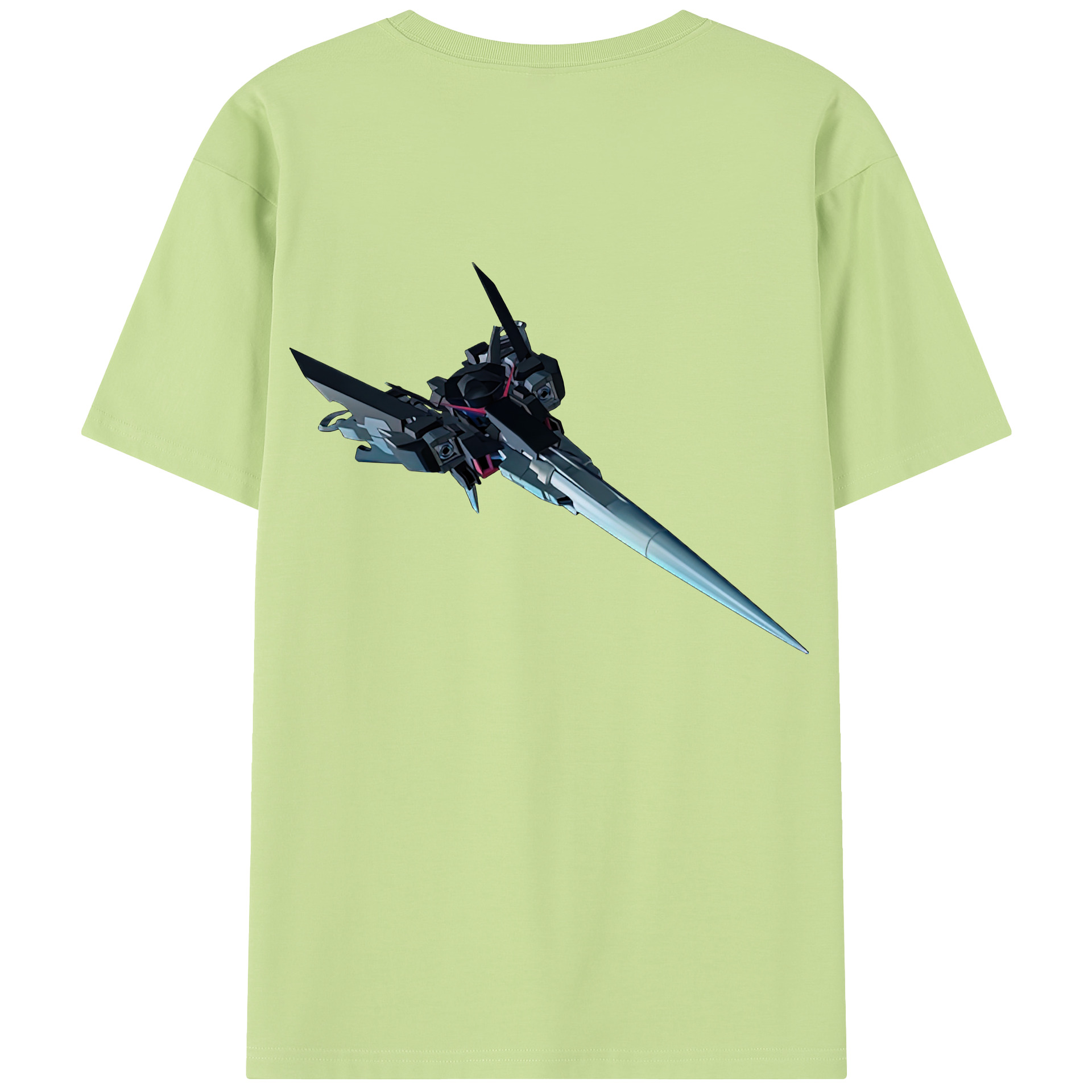 （画像用） 機動戦士ガンダム Mobile Suit Gundam 綿100％半袖Tシャツ（背面プリント）